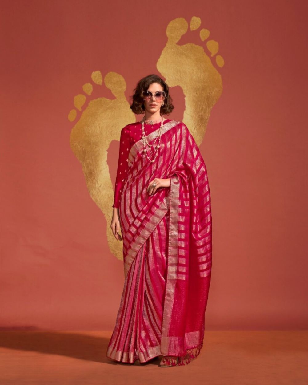 Handloom Weaving Silk Saree