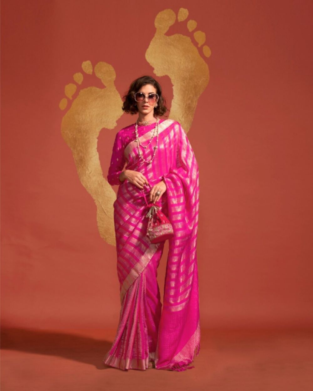 Handloom Weaving Silk Saree