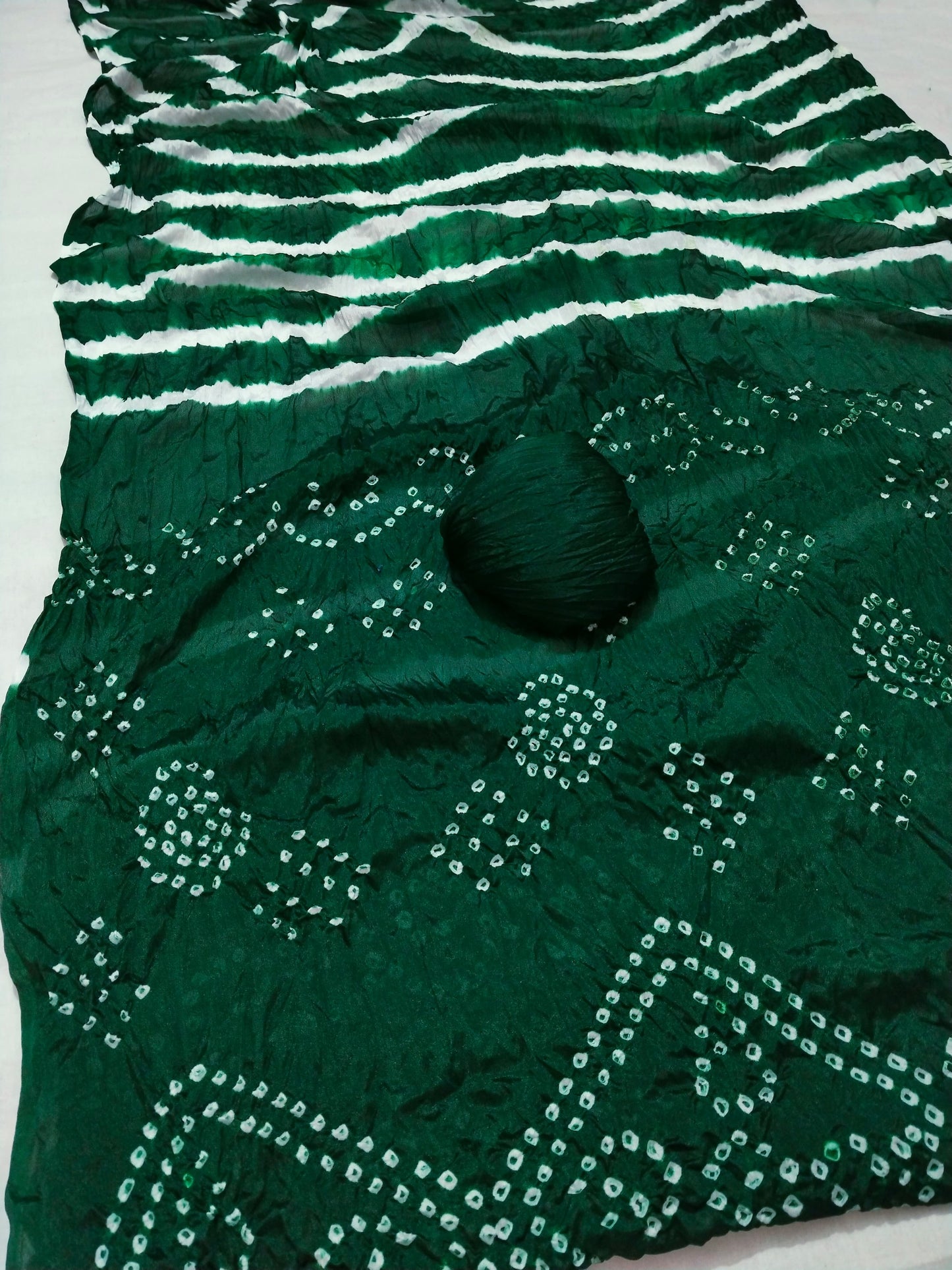 Saree Leheriya Chinon Silk