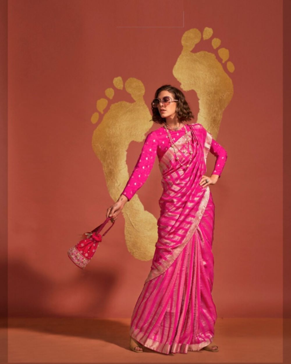 Handloom Weaving Silk Saree