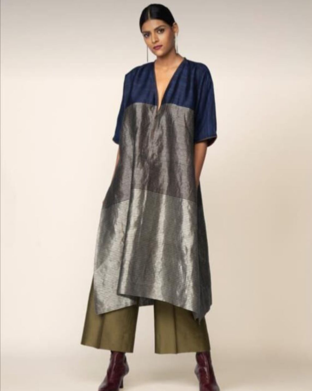 Kurta Material Chanderi