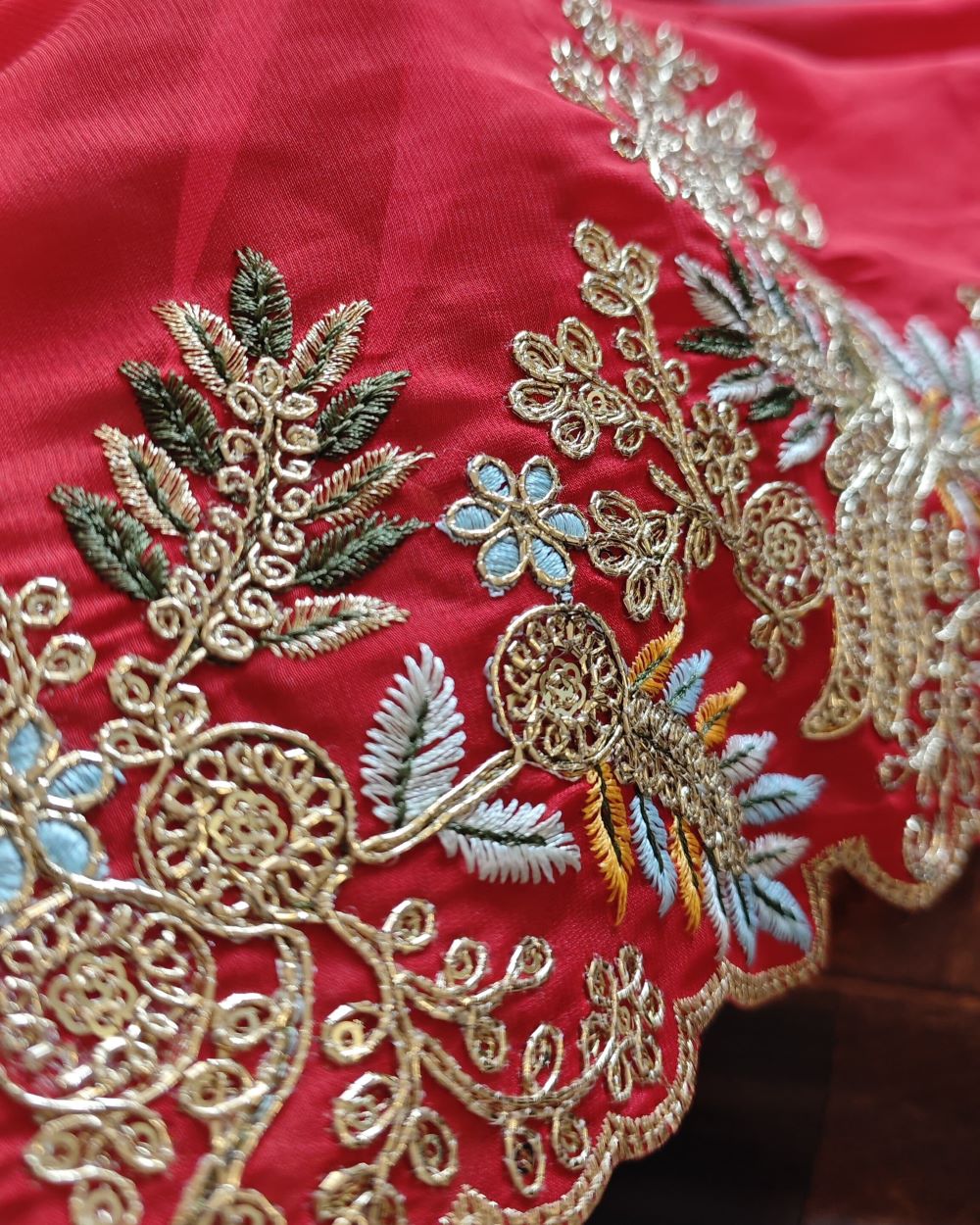 Saree Jimmy Choo