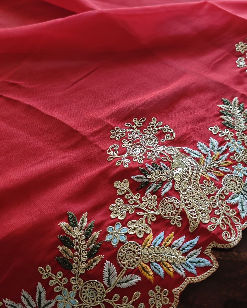 Saree Jimmy Choo