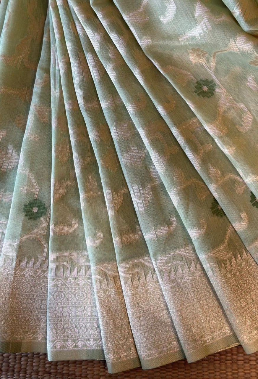 Saree Handloom Weaving Silk