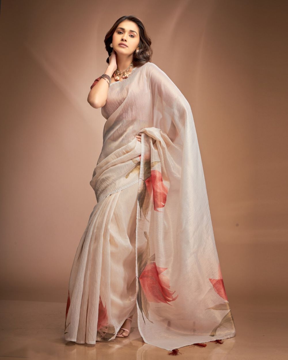 Saree Tissue Crushed