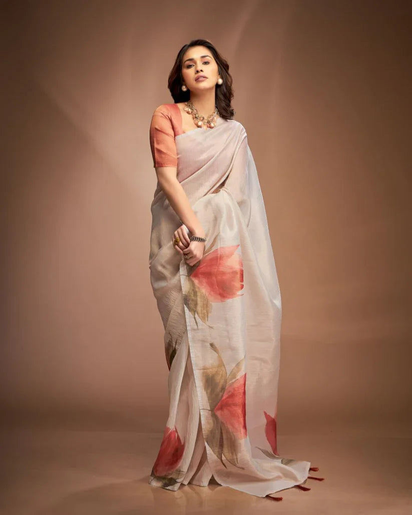 Tissue Saree