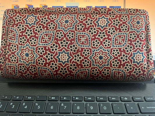 Wallet Ajrakh Mashru Silk