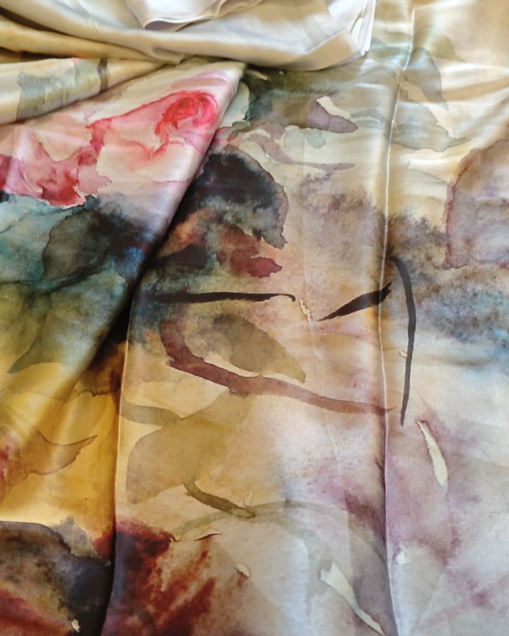 Crepe Satin Saree