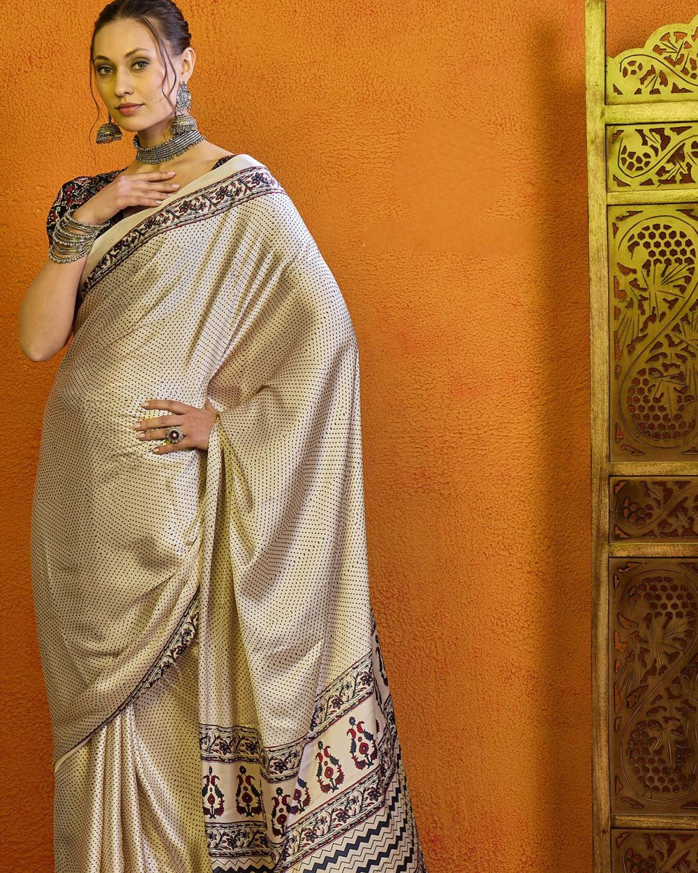 Modal Satin Saree