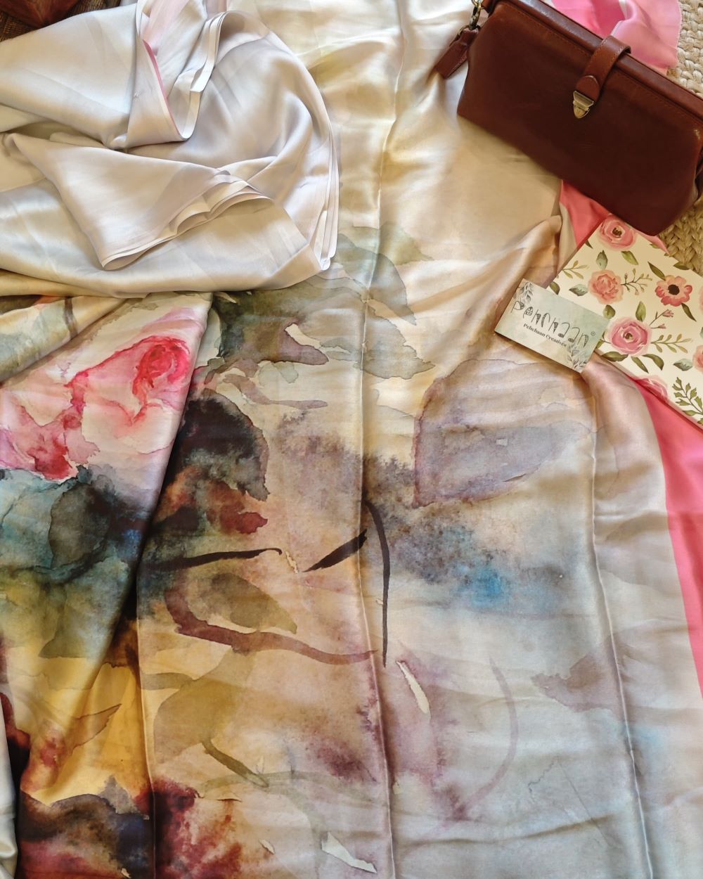 Crepe Satin Saree