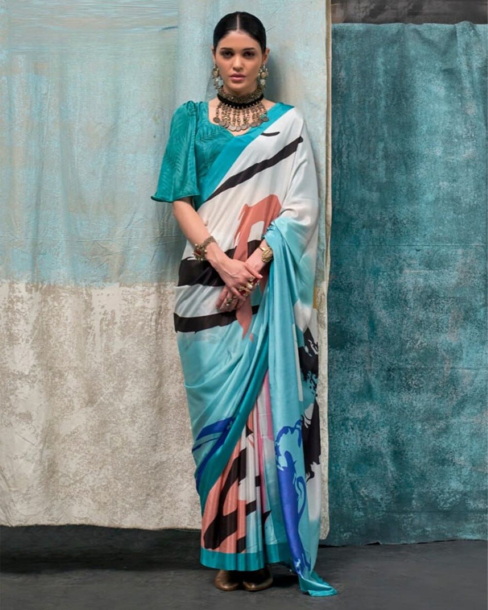 Crepe Silk Saree