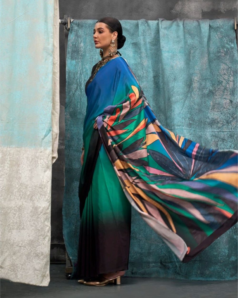 Crepe Silk Saree