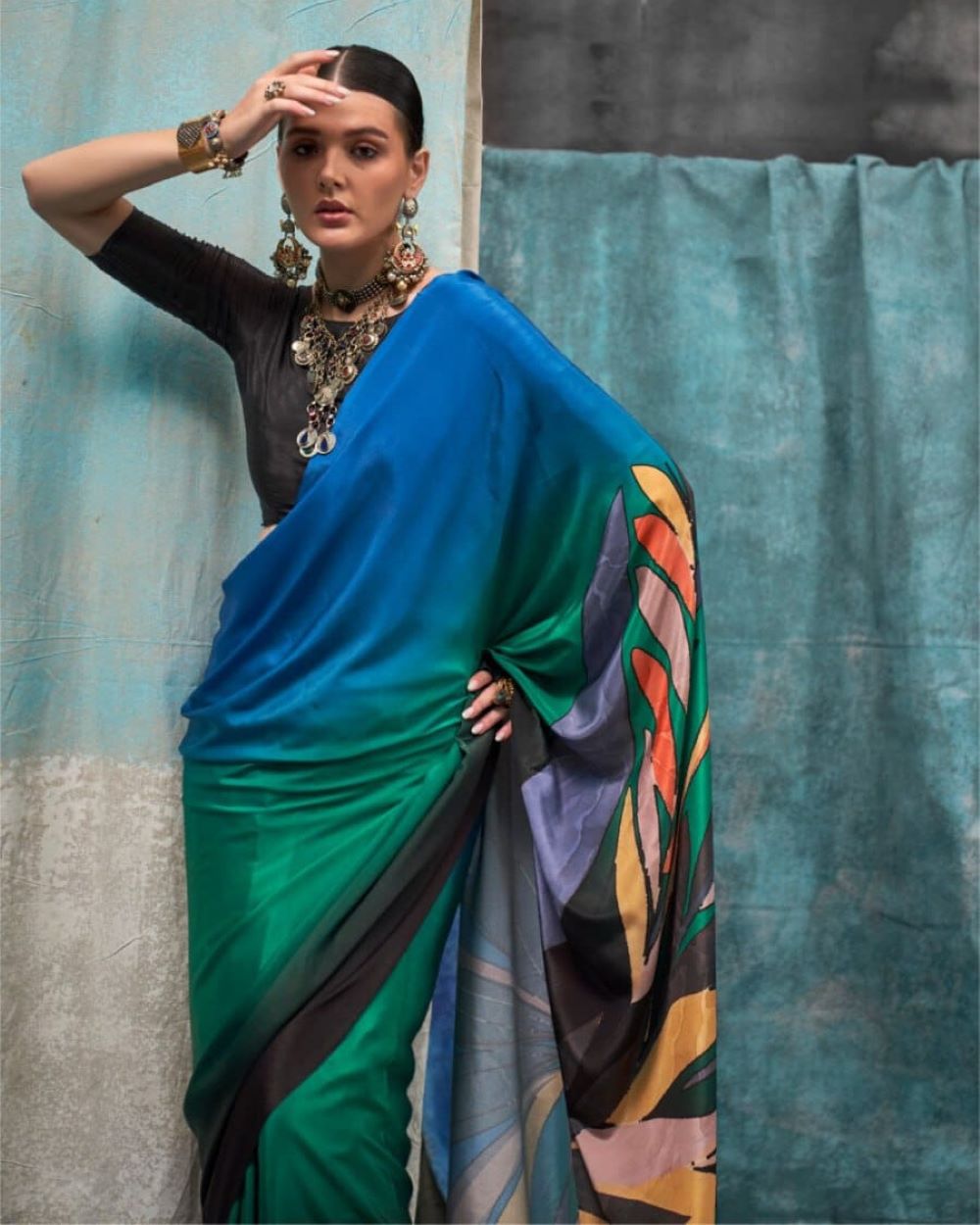 Crepe Silk Saree