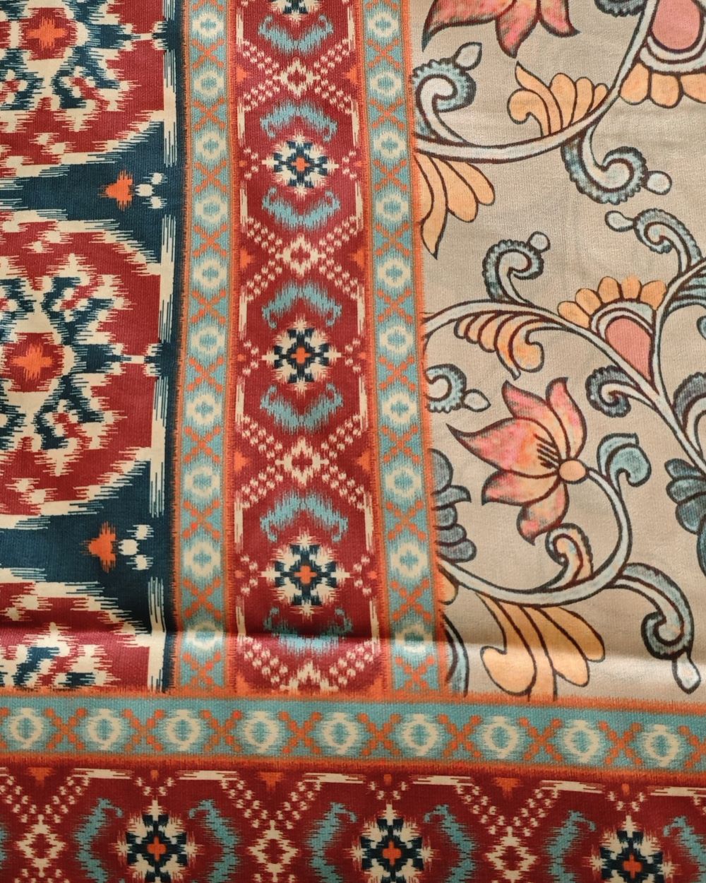 Saree Kalamkari Patola Tussar Silk