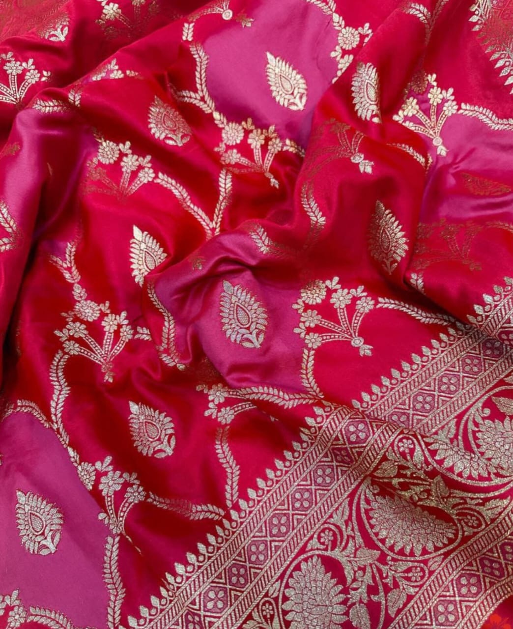 Saree Banarasi Silk Kadwa Style