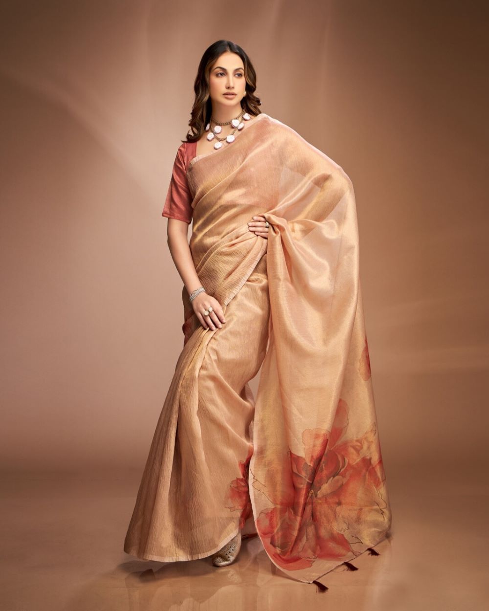 Saree Tissue Crushed