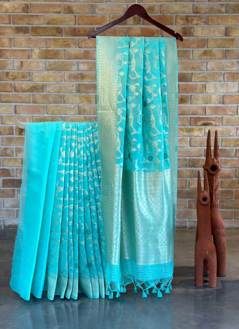 Saree Handloom Weaving Silk