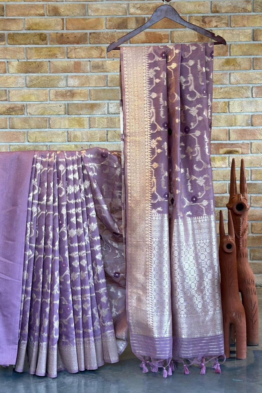 Saree Handloom Weaving Silk