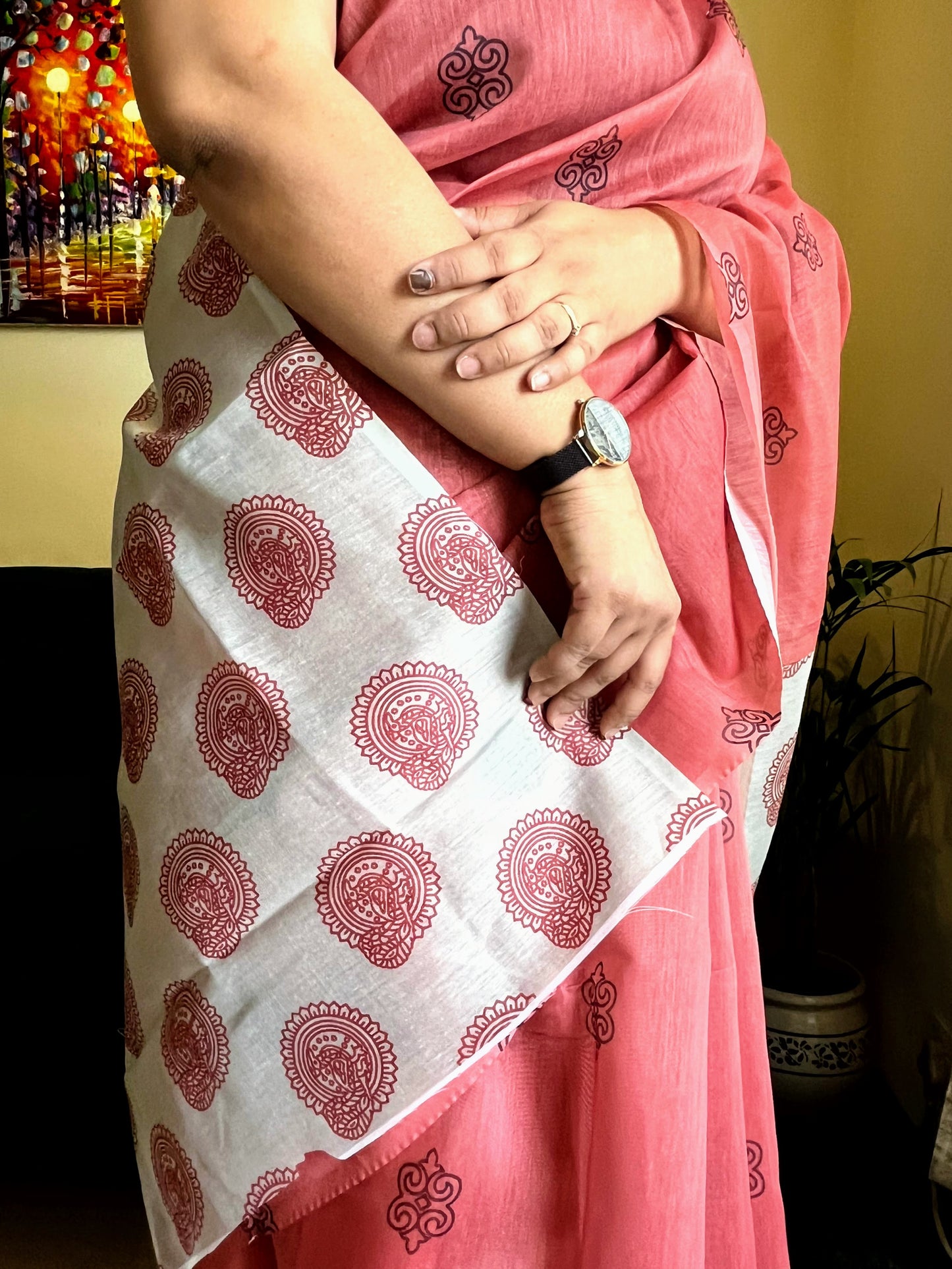 Saree Chanderi Cotton