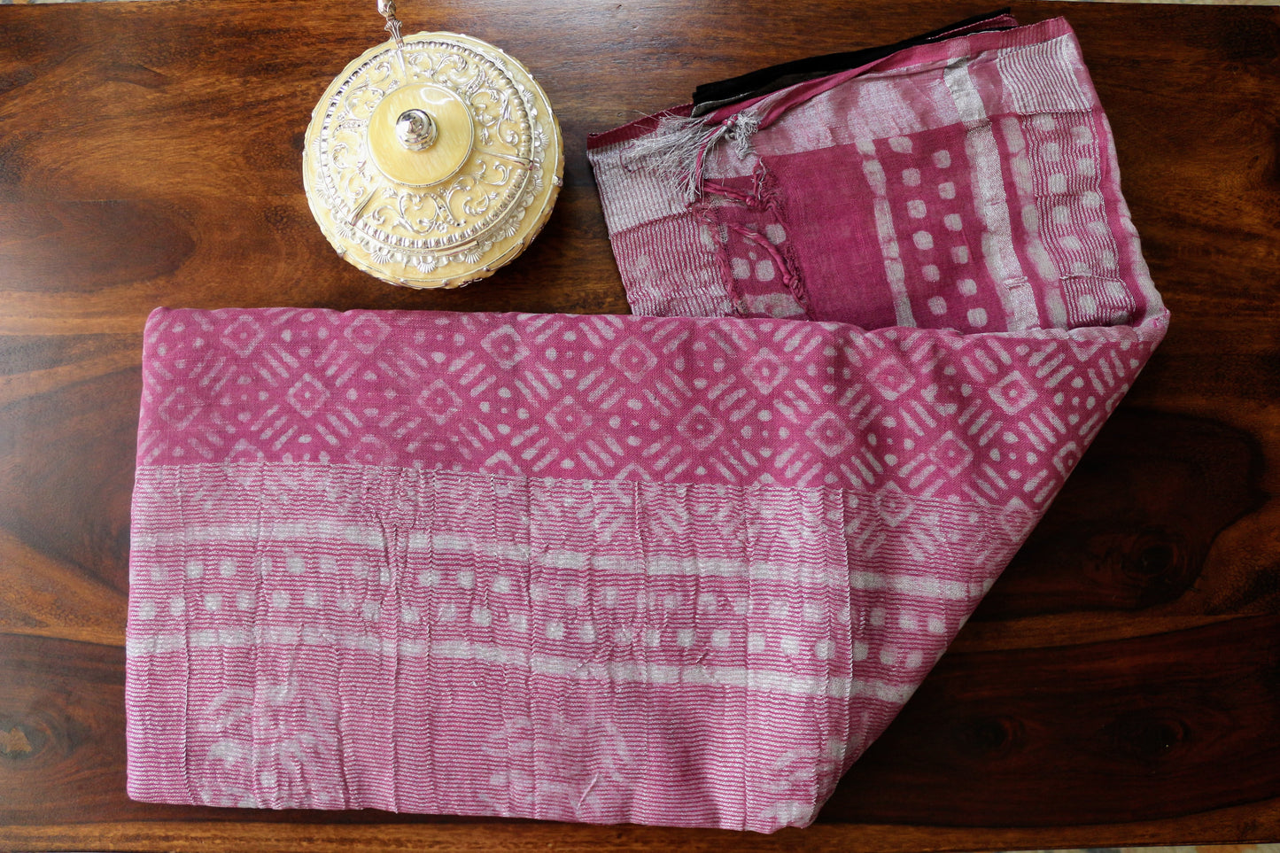 Saree Khadi Linen Cotton