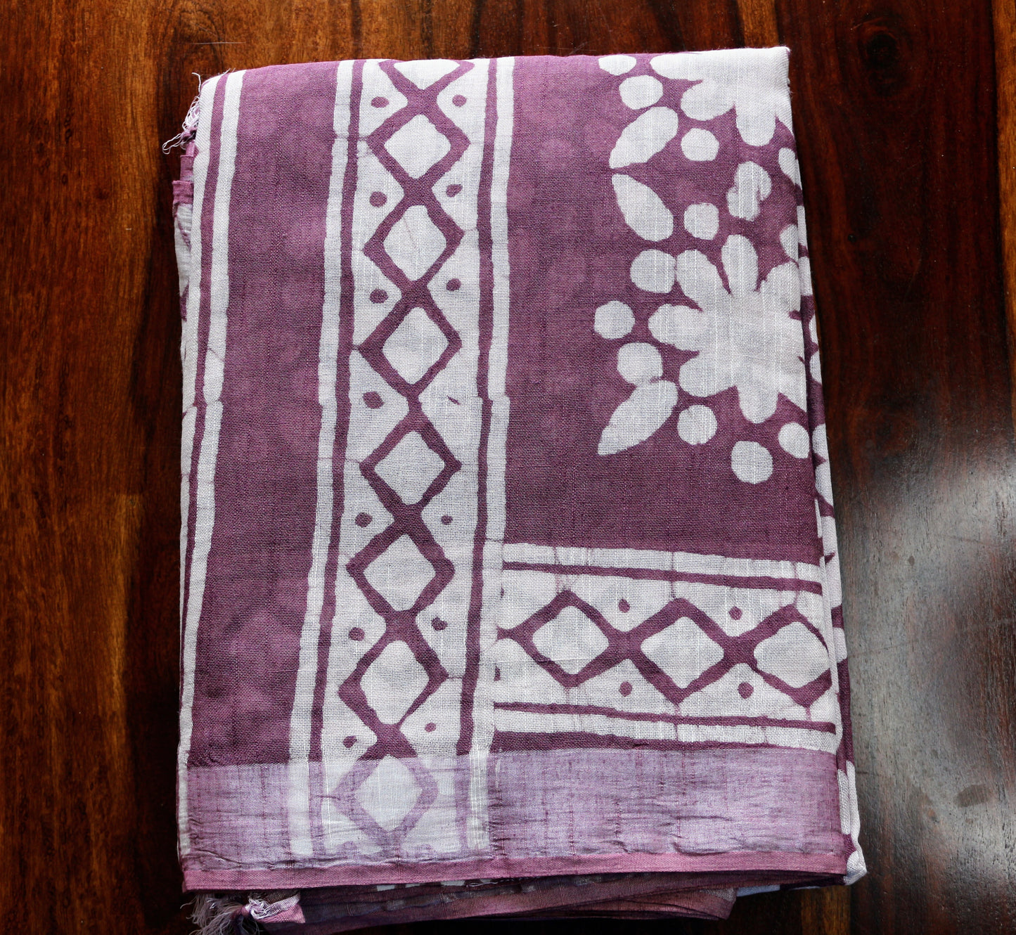 Saree Linen Cotton