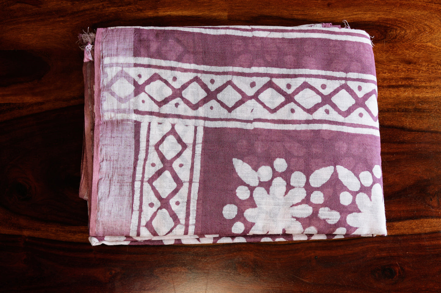 Saree Linen Cotton